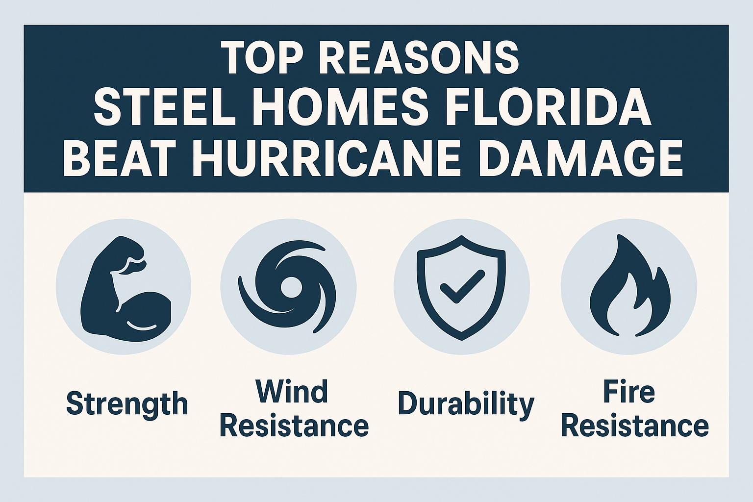 Top Reasons Steel Homes Florida Beat Hurricane Damage